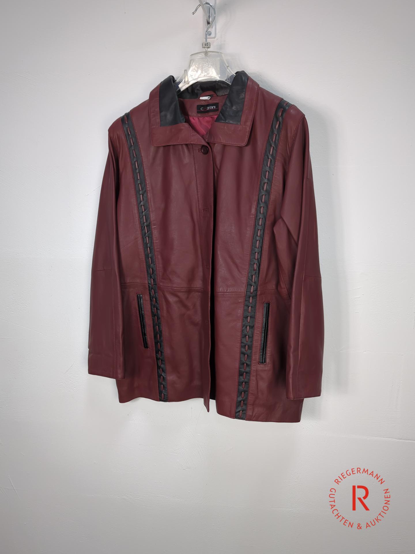 DAMEN LEDERJACKE GRÖSSE 48